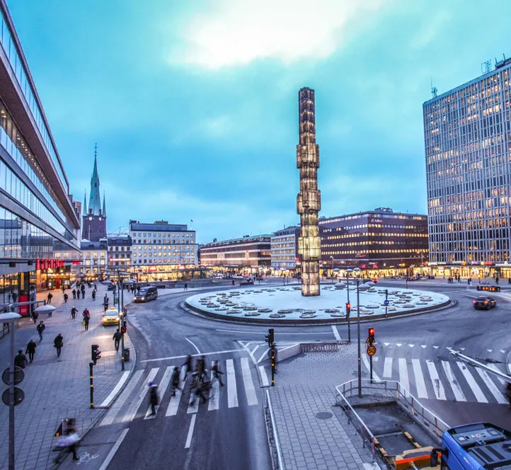 View of Stockholm city
