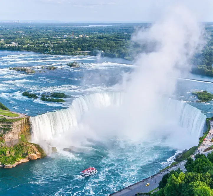 Interns get a day trip to Niagara Falls included in their program