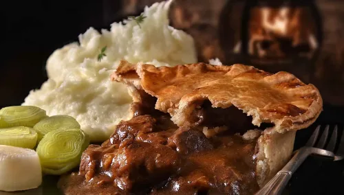 internships in London, enjoy a Pie & Mash