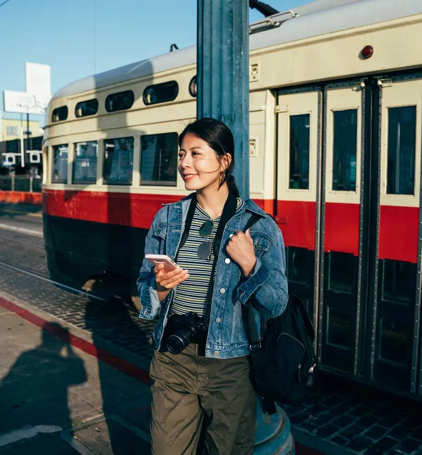 Intern during her first few days in San Francisco