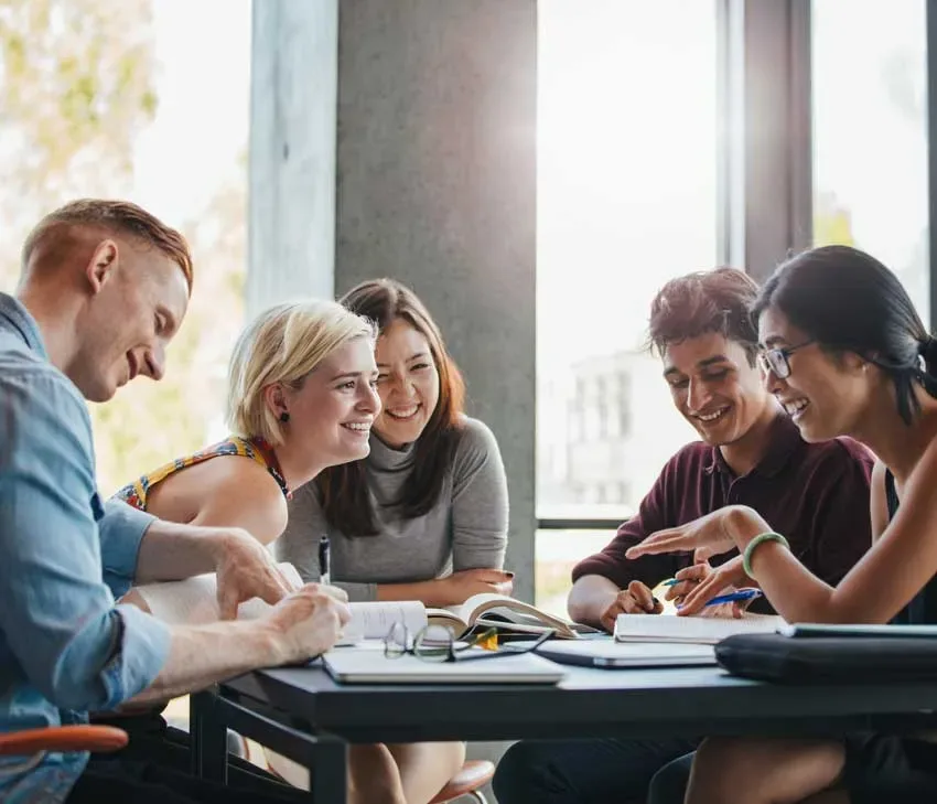 Interns in Stockholm during their welcome orientation